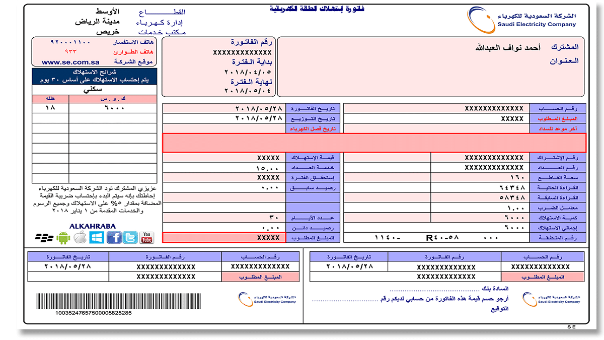 الكهرباء فواتير السعودية: كل ما تحتاج معرفته