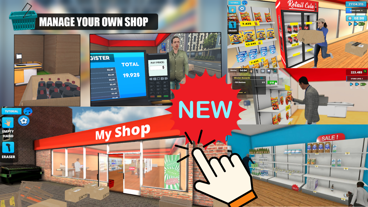 جرب تكون صاحب بيزنس.. تعرف علي تجربة إدارة متجر فريدة مع لعبة Retail Store Simulator على الجوال